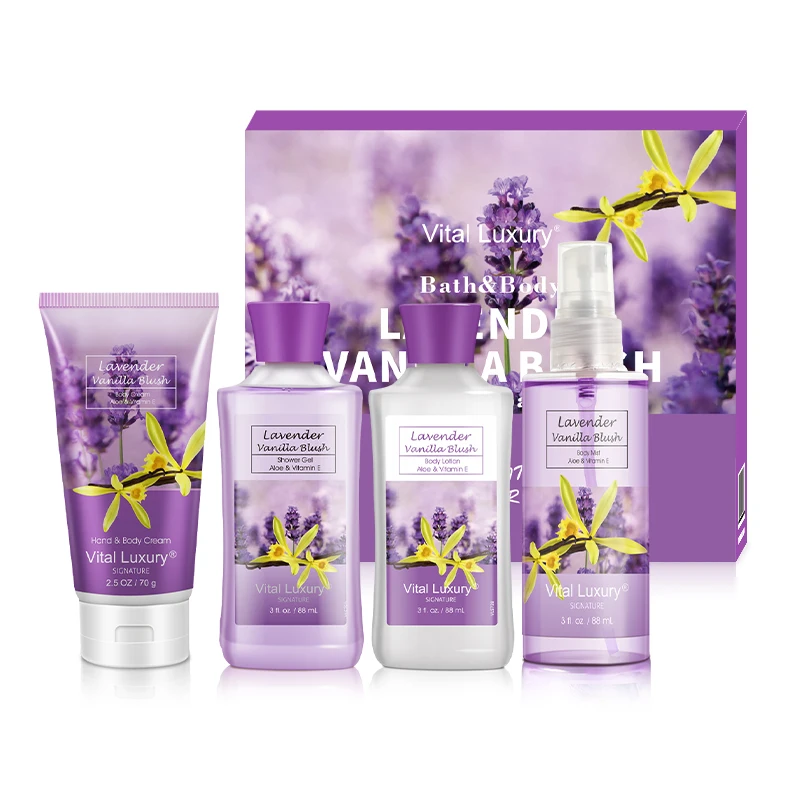 Travel size Body care set Ideal Skincare Gift body care products  bath & body kit home spa set