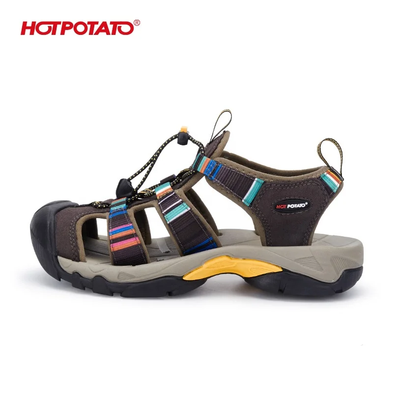 Hotкартофель лучшие мужские сандалии бампер носок моющаяся водяная обувь для походов