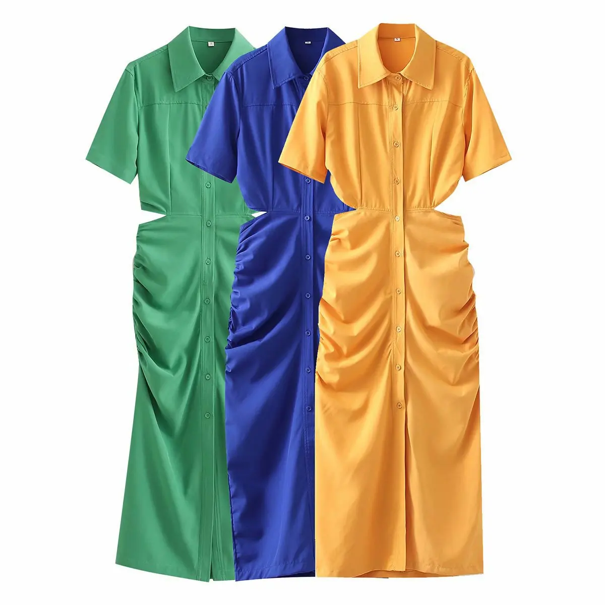 2023 Summer Summer Women Casual Short Sleeve Hollow Out Women Blank T Shirt Dresses