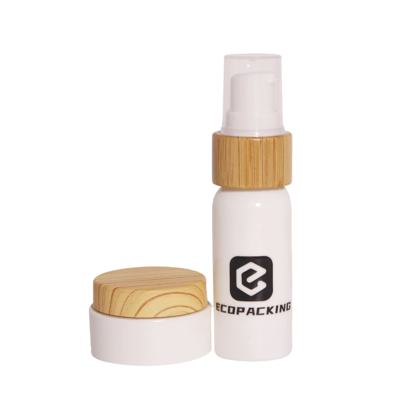 Eco Friendly Cosmetic Bottles 30ml 50ml 100ml 250ml Empty Cream Container 15g 30g 50g 100g Jars for Skin Care Packaging