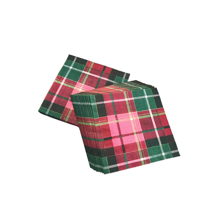 Custom Logo Printed Colored Paper Napkins & Serviettes Dinner Cocktail Elegant Gold Foil Paper Napkins