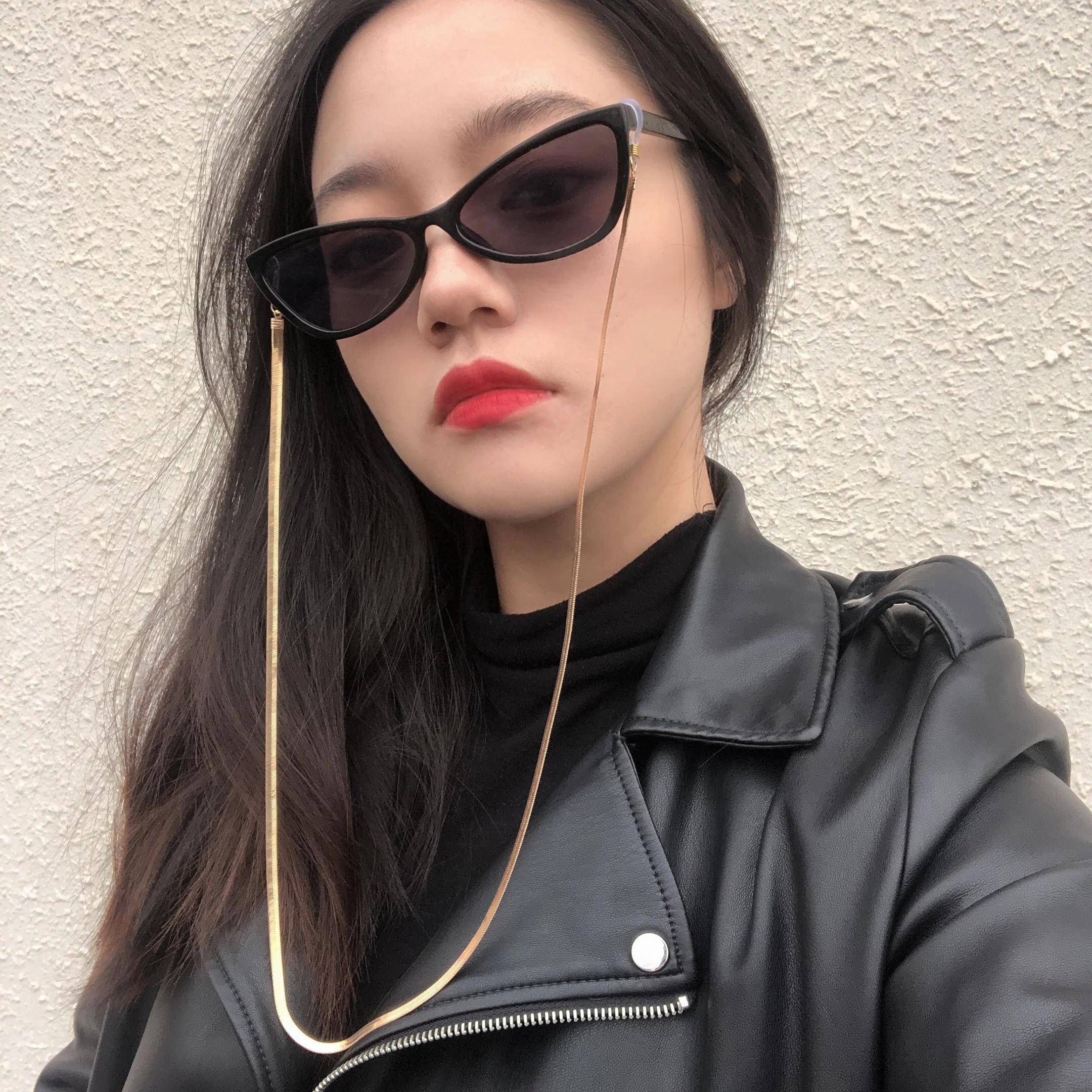 Цепочка для очков SHIXIN с змеиным плетением винтажная цепь чтения Ювелирное Украшение глаз золотого и серебряного цвета 1