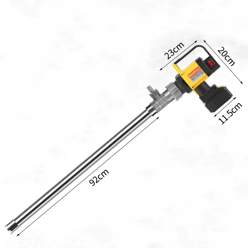 Cavitt Stainless Steel Portable Fuel Pump Electric Oil Barrel Pump Diesel Pump With A Lithium Battery