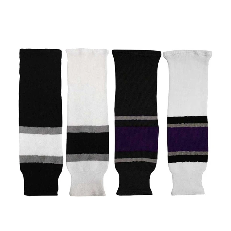 RL-A871 ice hockey socks knitted team canada ice hockey socks for sale