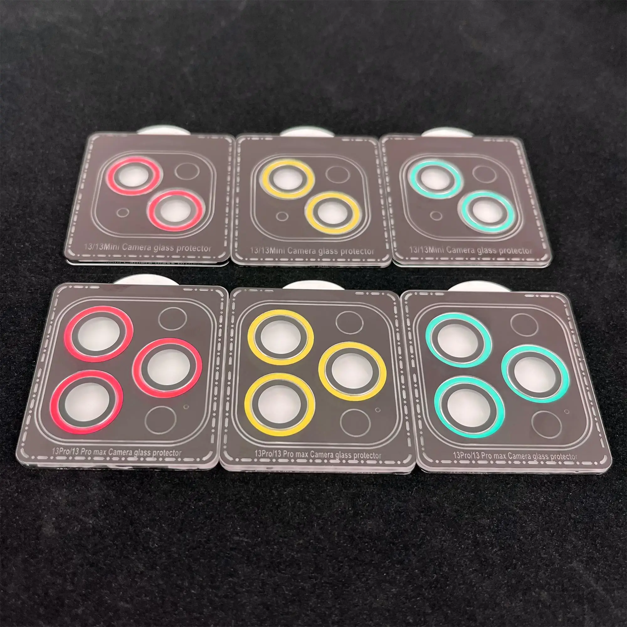 3D Night Light Len Protector For iPhone 13 Camera Lens Cover Protector Camera Protector Colored Fluorescent Luminous