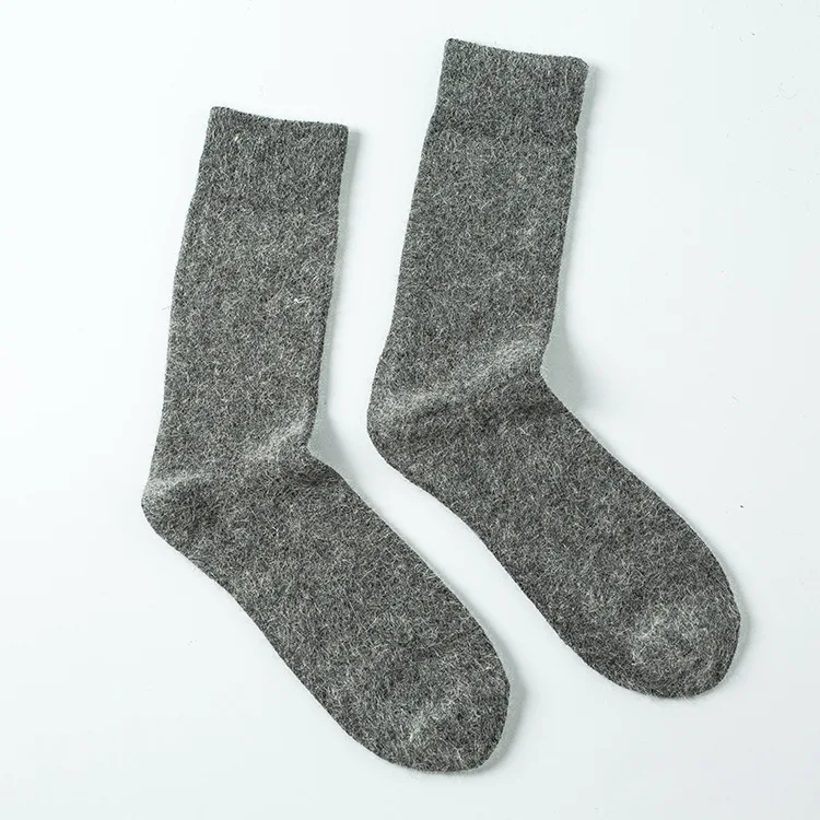 High Quality Winter Angora Cashmere Rabbit Super Soft Thick Warm Merino Men Wool Socks