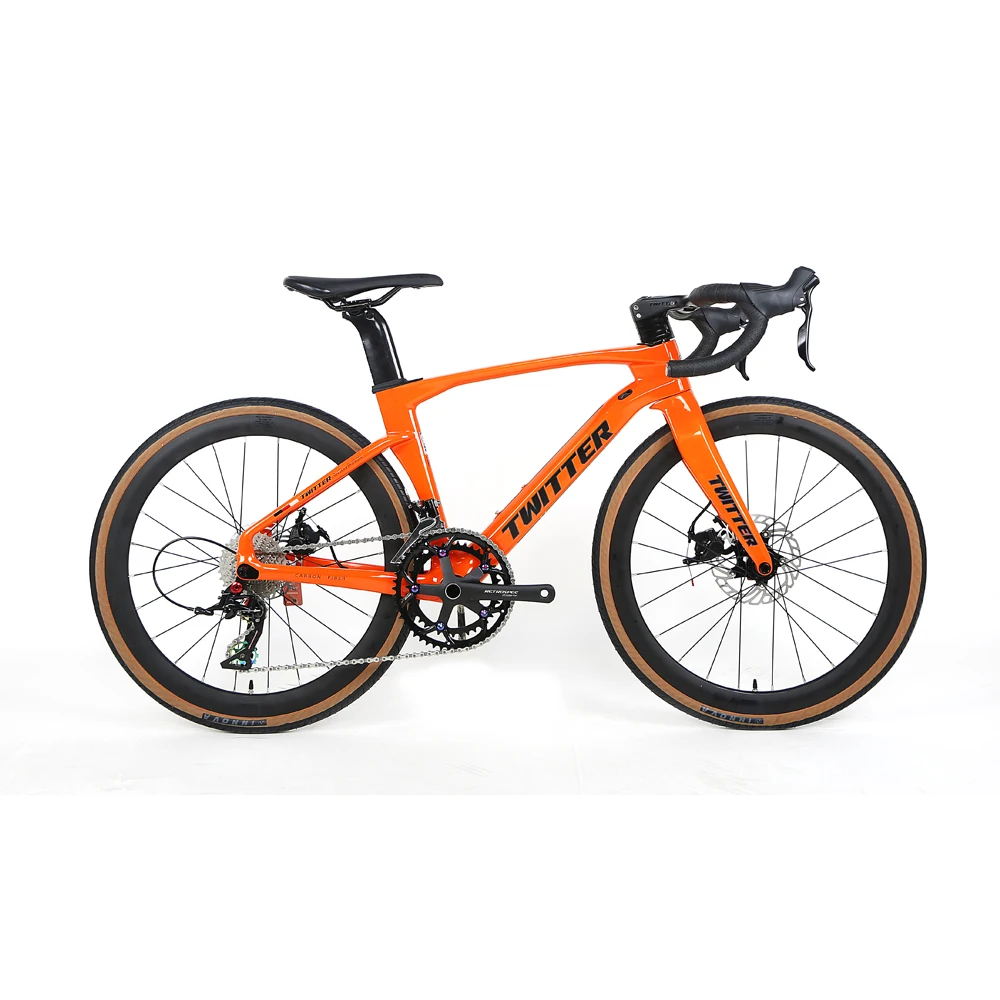 Full hidden cable 24 inch RIVAL 22speed Aero Racing disc carbon road bike kids