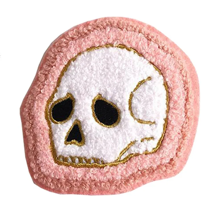 Wholesale Low MOQ for OEM ODM Chenille Bear Patch Unisex Chenille Patch Custom Chenille Customized Woven Sustainable Patches