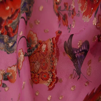 silk lurex dubai silk fabrics for clothes