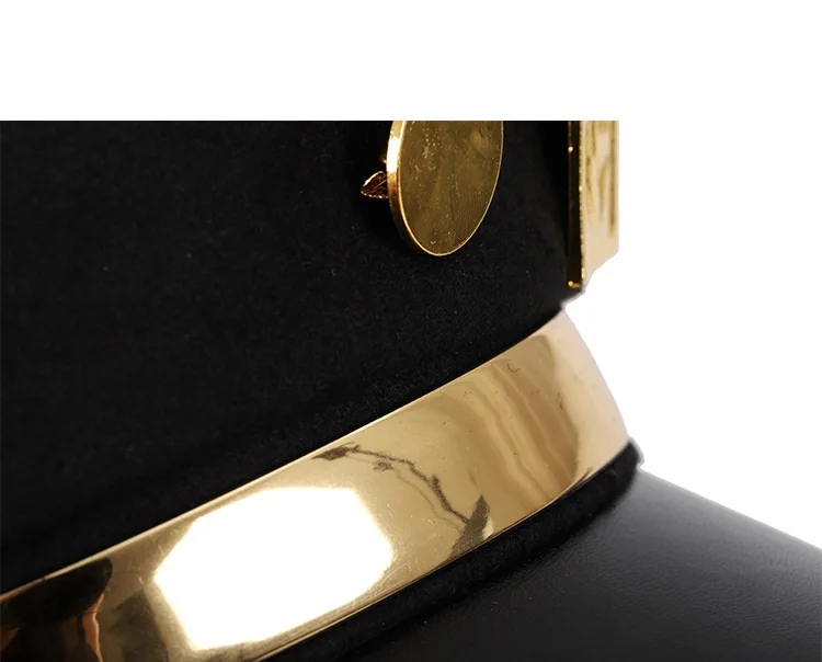 Женский берет осень-зима остроконечная металлическая восьмиугольная шапка Британский ретро художник шапка зимняя остроконечный хлопковый берет шапка