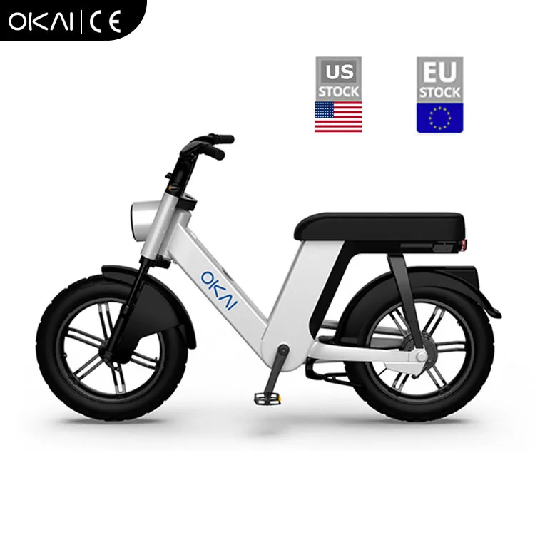 Okai EB200 хорошего качества max 1200w рама из алюминиевого сплава 48V батарея взрослый 20 дюймов с толстыми покрышками электровелосипед в