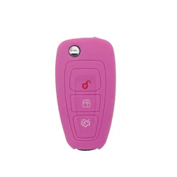 Car key cover soft silicone  car remote cover for Ford
