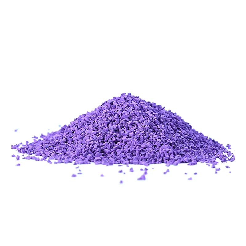 Eco-Friendly Colorful EPDM Rubber Granules For Sport Synthetic Surfaces