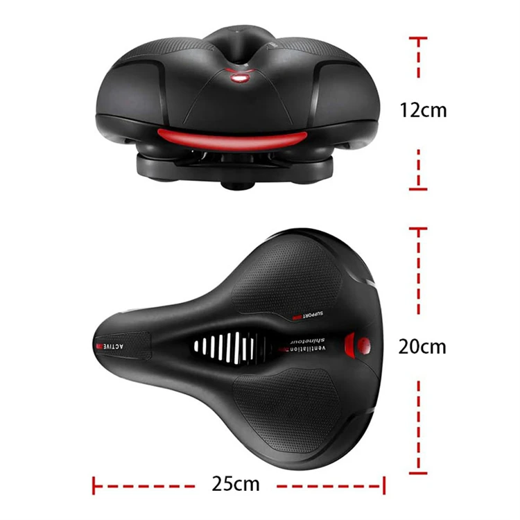 High Quality Wholesale Waterproof Bicycle Saddle Comfortable Bike Seat Hollow Vent for MTB