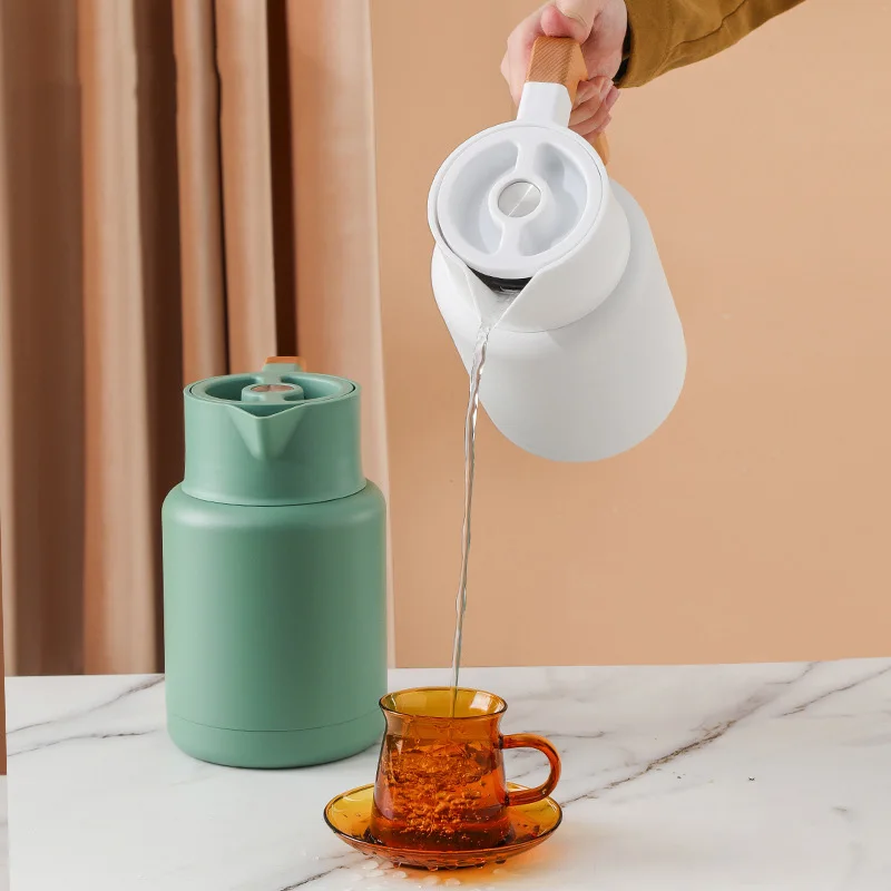 Flypeak custom logo 304 stainless steel 1.3L insulation pot double vacuum insulation water bottle hot water kettle pot