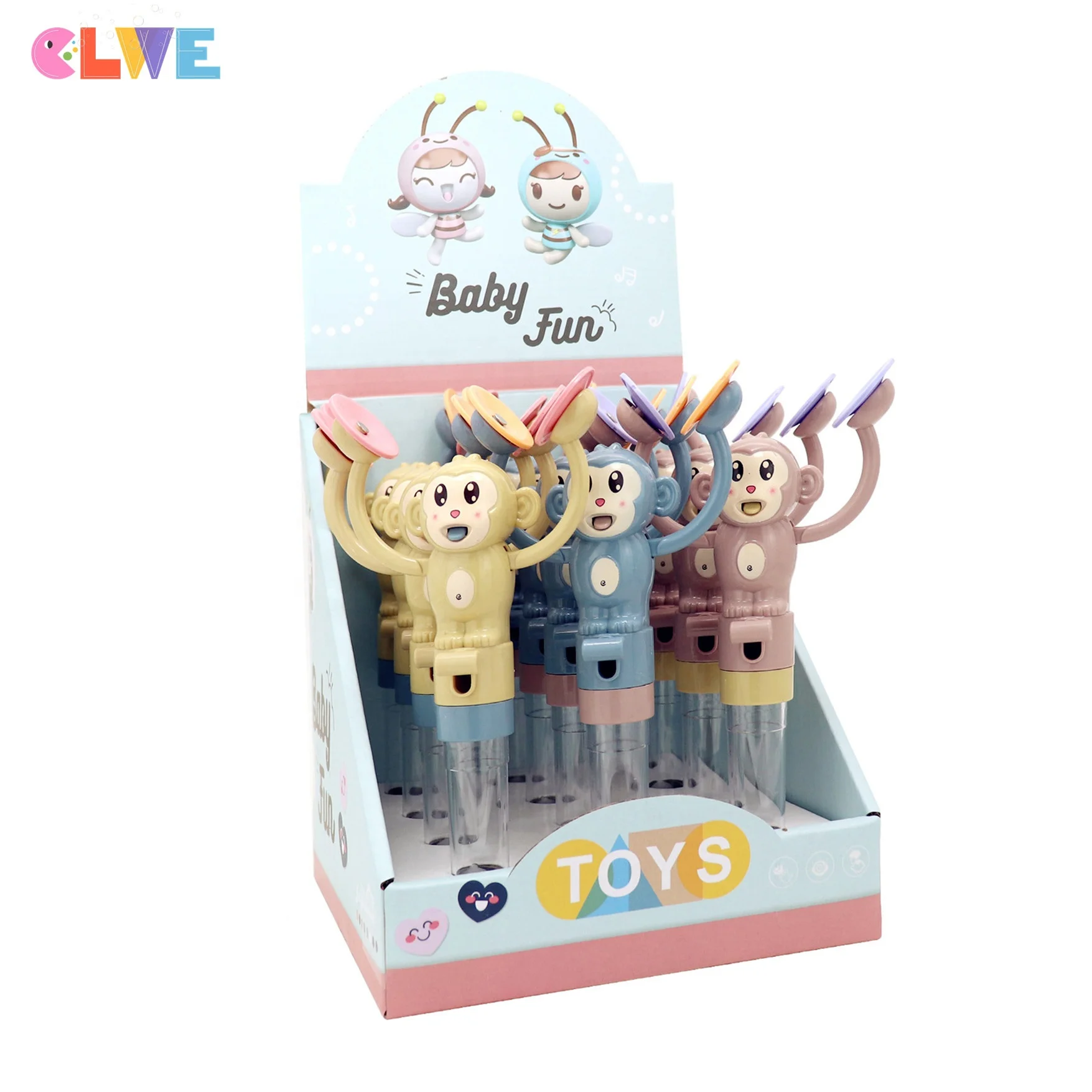 Good quality ABS sweet press candy Cymbal banging monkey candy toys Hot sale cute monkey banging cymbals toys candy for kids