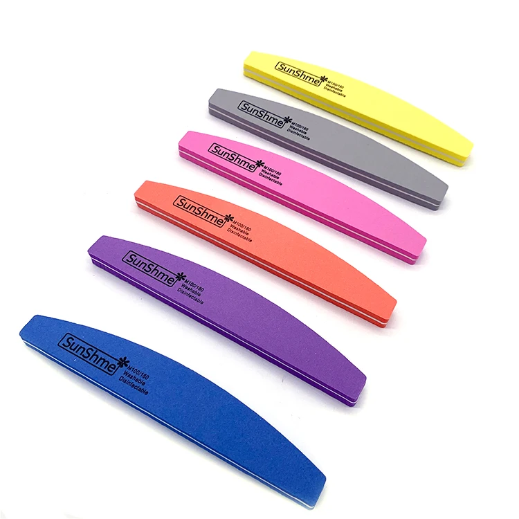 Jumbo zebra nail file 100 180 80/80 grit professional custom logo printed nail files 100/180