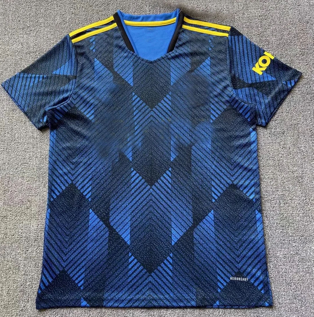 Оптовая продажа, новинка, футболка с Роналду, версии фаната, Джерси 2021, 2122, Домашняя футболка, футбольная рубашка, футболка, футболка, высокое качество тайского производства