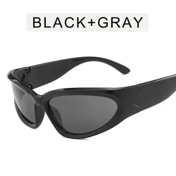 UNOC Steampunk Sunglasses 2022 Futuristic Sports Glasses Millennium Spice Girls Wholesale Designer Sunglasses Women