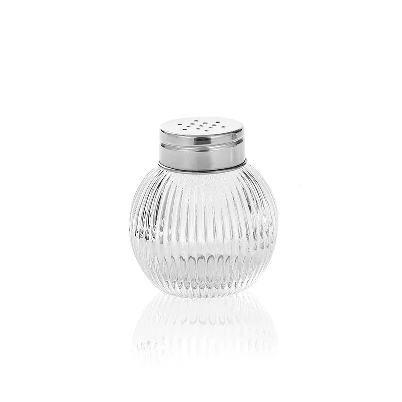 High Quality Bpa Free 3OZ 100ml  Glass Cruet Condiment Bottles Seasoning Jar With 304Sus Lid