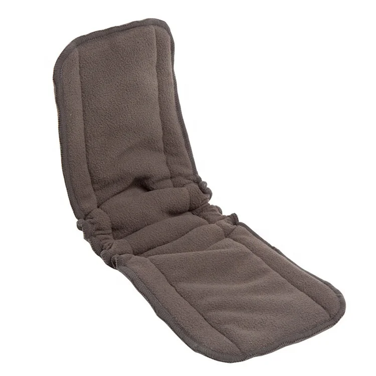 
Wholesale Microfiber Bamboo Charcoal Cloth Diaper Insert Anti-Leaking Breathing Baby Cloth Diaper Insert 