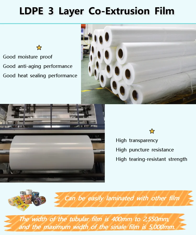 Industrial Use Raw Material Stretch Film Clear Plastic Lldpe Pallet Wrap Stretch Film Packaging With Low Cost