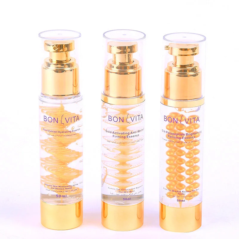 24k Gold essence nicotinamide anti-aging pore Shrink serum gel peptides collagen Moisturizing whitening Anti Wrinkle