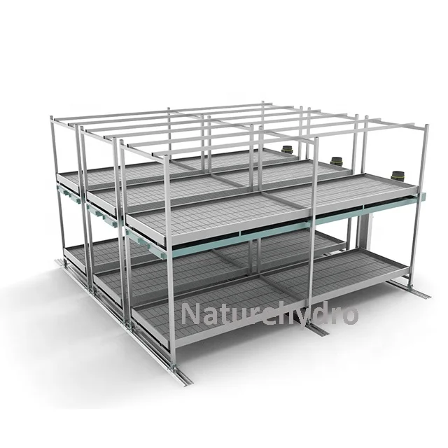 Indoor Farming Hydroponic Shelving Vertical Grow Rack