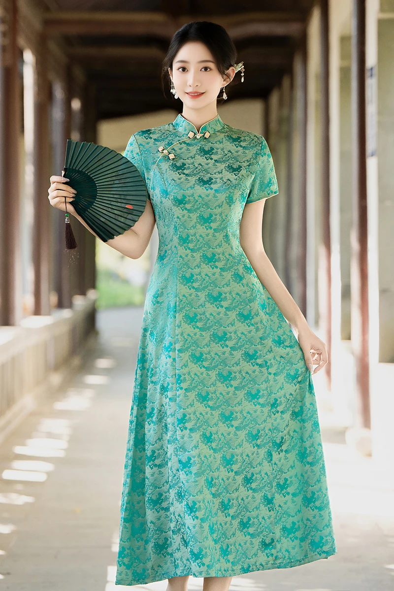 modern hanfu dress qipao cheongsam women hanfu plus size traditional hanfu