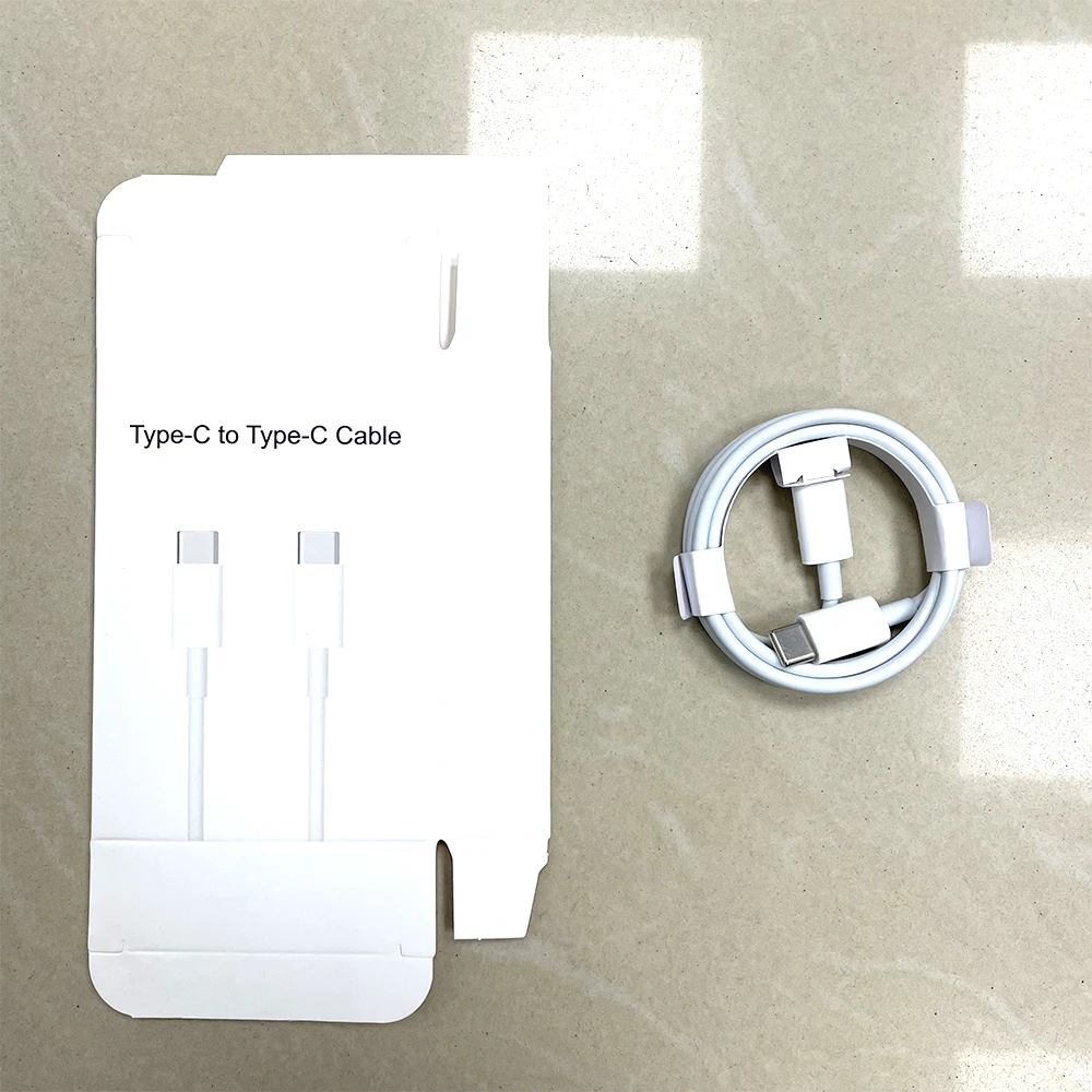 Оптовая продажа 1 м 20 Вт 2.4A USB-C-USB-C кабель для передачи данных скорость быстрой зарядки iPad