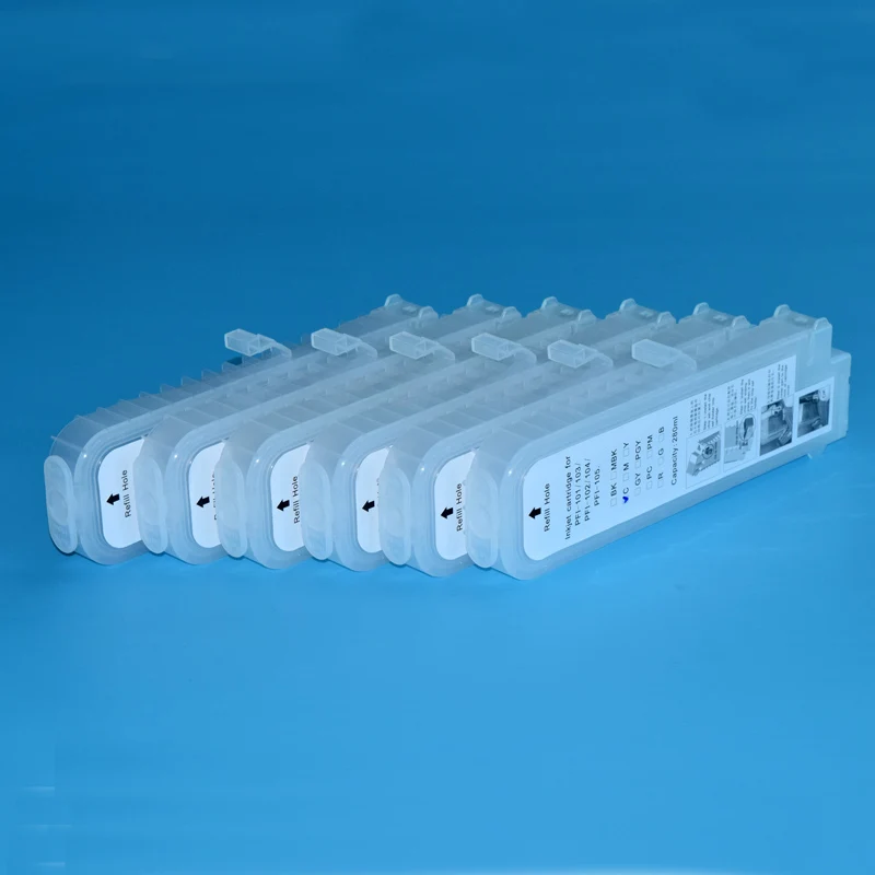 PFI-107 перезаправляемый картридж для hp Canon IPF670 IPF680 IPF685 IPF770 IPF780 IPF785 IPF-670 IPF-770 IPF 670 770 PFI107 PFI