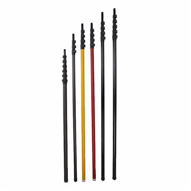 Carbon Fiber Tube Rectangular Oval Steel Hight Quality Latest 30Mm Multipurpose Adjustable Pultruded Sheet Telescopic Lift Pole