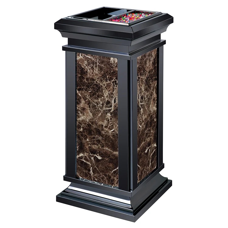 China factory supplier outdoor garden garbage waste trash can bin