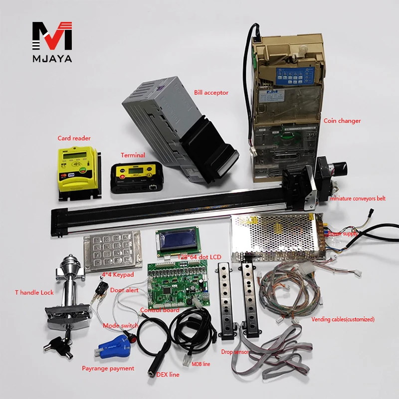 Vending machine spare part kit for conveyor belt vending available MDB/DEX protocal with drop sensor