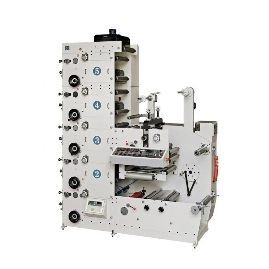 Машина для флексографской печати узкой сети для клейких этикеток