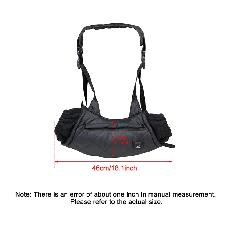 High Quality Portable Winter Warm Rechargeable electric Heated Pocket Hand Warmer Muff