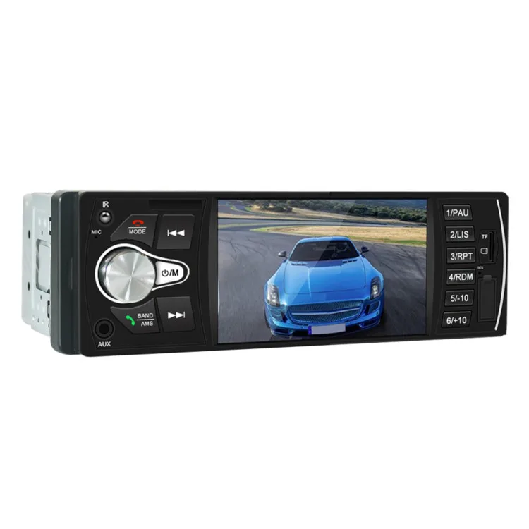  1 Din 4 дюймов сенсорный экран MP4 MP5 плеер для студийной съемки с изображением цветов подсветки кнопки Universal автомобильная стереосистема радио авто