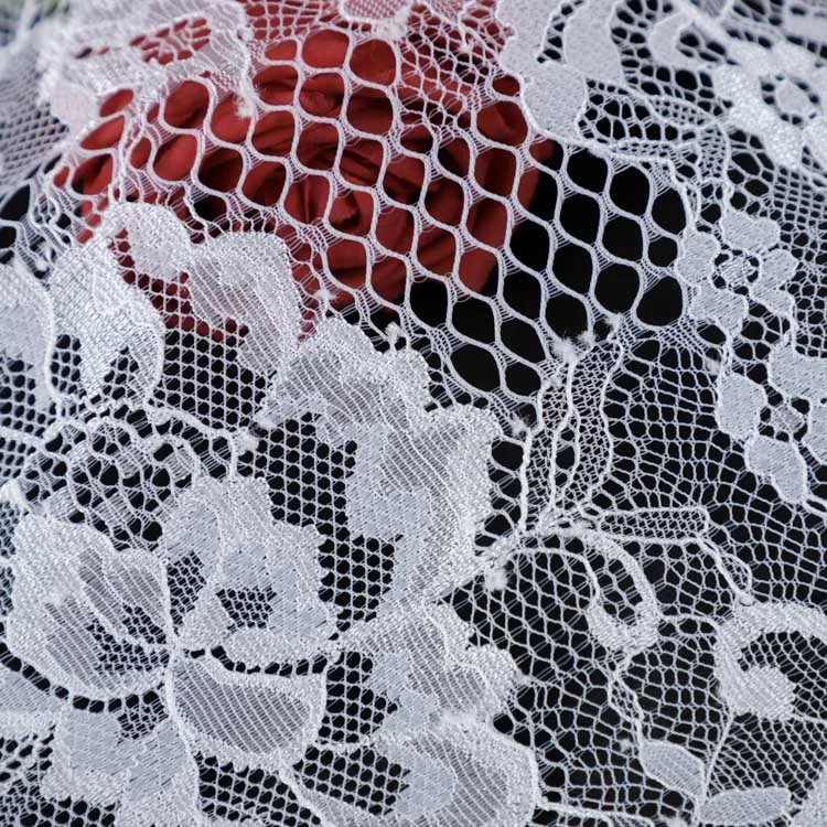 L9172  Yanzi Factory Eyelash Trim Material Guipure Bridal Wedding Dress Cloth White Lace Fabric