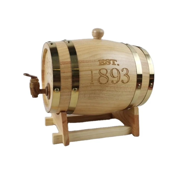 Натуральный цвет высокое качество 3l соснового дерева бочки вина