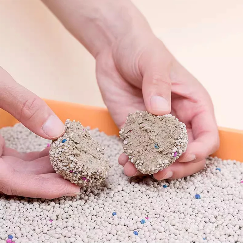 OEM OM оптовая продажа с фабрики Kitty Catlitter Высококачественная склеенная бумага из силикагеля кристаллический бентонит тофу песок наполнитель для кошачьих туалетов
