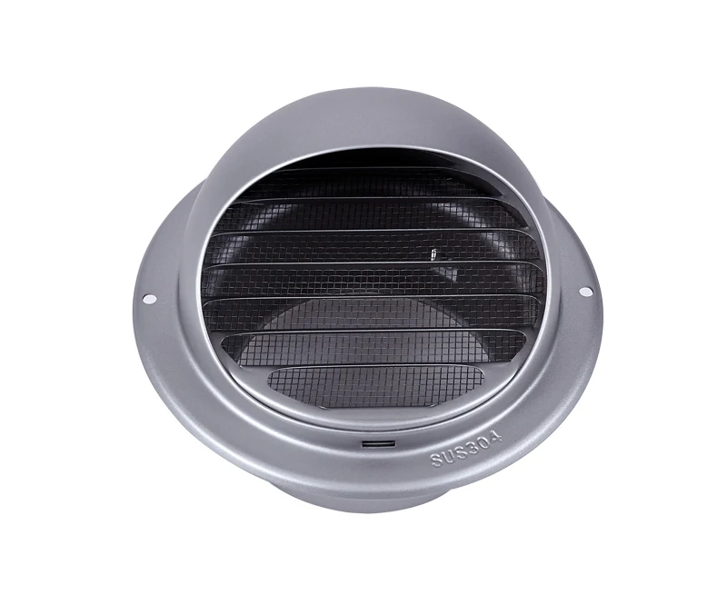 Stainless Steel Round Wall Exhaust Waterproof Cover Wall Round Air Vent