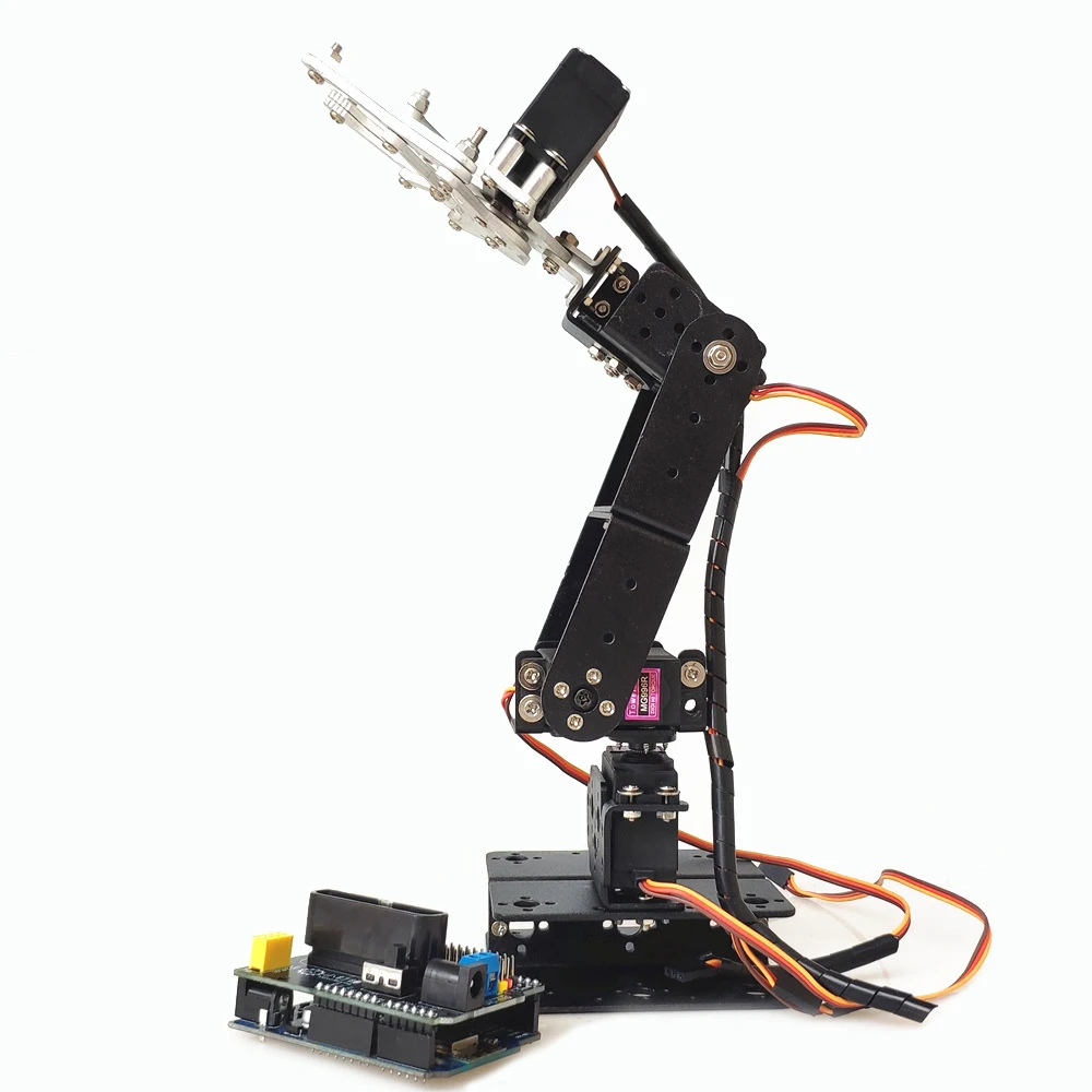 Cheap Price Esp8266 D1 4-DOF Mechanical Arm Learning Kit for Science Education Robot Arm 4 Axis Robotic Arm