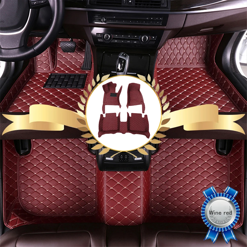 Muchkey Customized Manufacturers Interior Accessories PU Leather Car Mats for Special Car Floor Mats