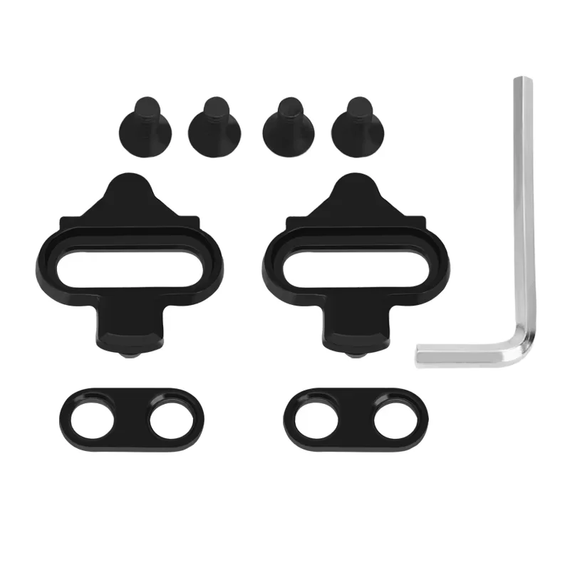 RIDERACE Bicycle Lock Plate Adapter Converter Mountain Bike Pedal SPD Shoes Copper Adapter Clamp Plate No Clip Eggbeater Lock