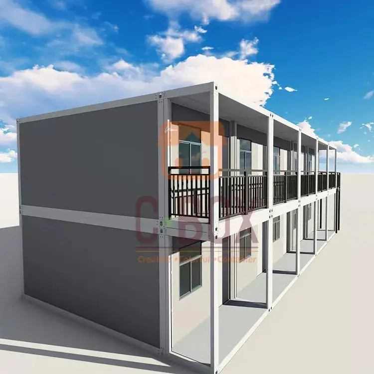 Wholesale Cbox Prefab Hotel Room Prefabricated 20ft or 40ft Movable Shopping Container Warehouse Prefabricated
