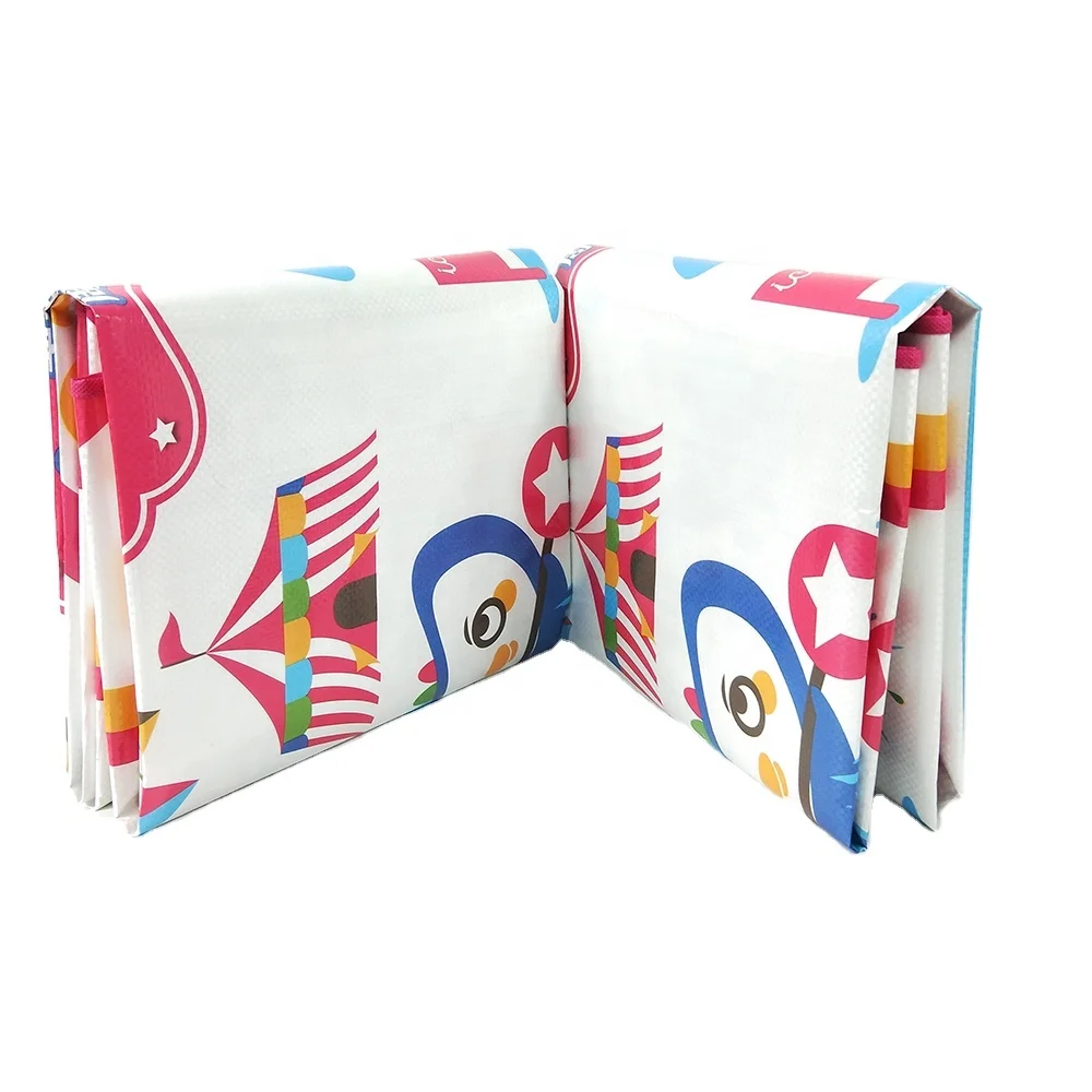 Wholesale outdoor camping portable PP woven beach mat