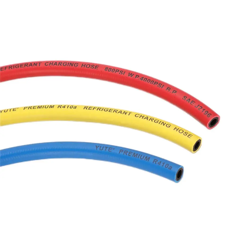 Yute Flexible Wp 500psi Refrigerant Charging Hose for Air Condition R410A