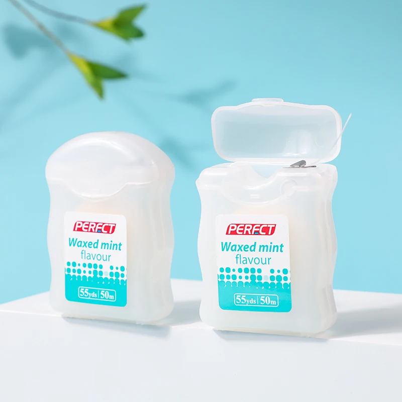 PERFECT High Eco Friendly Biodegradable Bamboo floss 50M waxed dental floss