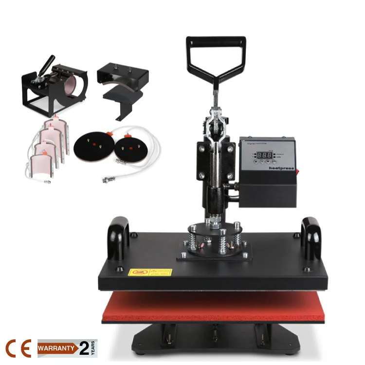 9 в 1 комбо 3d Маленькая кружка промышленного класса футболка печатания на тенниске и термокомпрессор