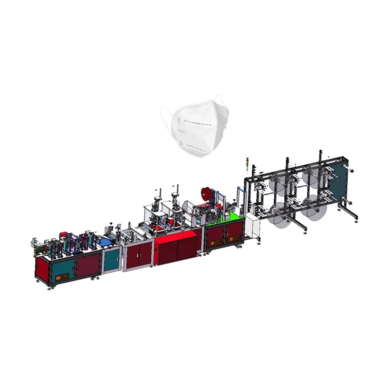 China N95 Automatic Face Mask Making Machine Production
